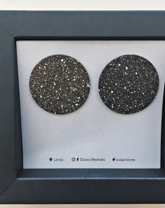 Metal earrings &quot;Galaxy&quot;