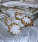 Magic earrings &quot;Golden palm branch&quot;&quot;