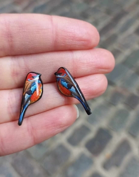 Earrings "little birds" magical