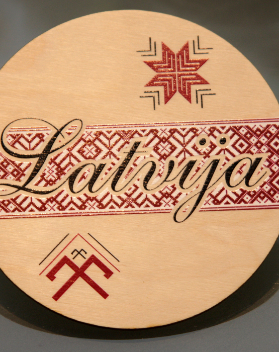 Cup pads &quot;Latvija&quot; Nr.1