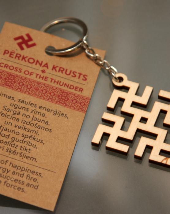 Key ring &quot;Cross of the thunder&quot;