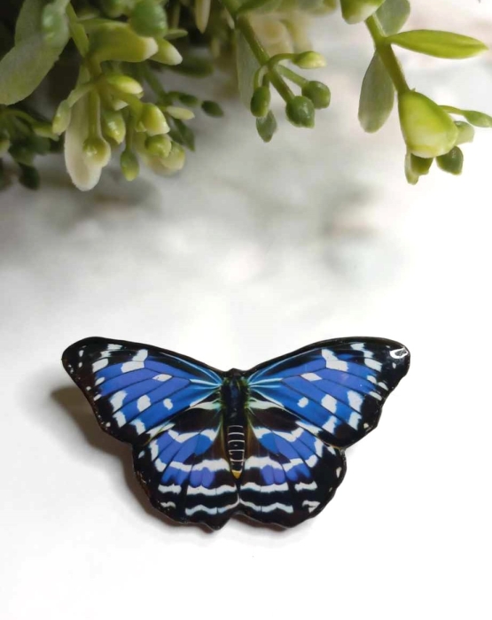 Brooch &quot;Magic blue butterfly&quot;